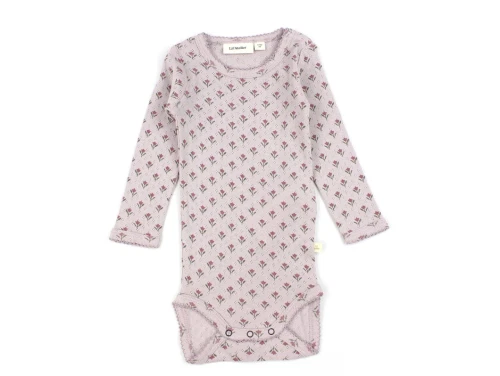 Lil Atelier violet ice blomstret body